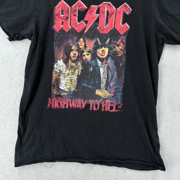 AC/DC Highway To‎ Hell T-Shirt Men's Size MEDIUM Official Metal - Picture 4 of 9